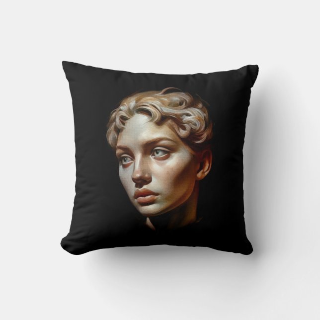 Beauty Throw Pillow (Front)