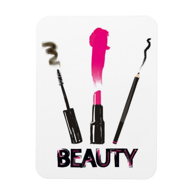 Beauty Tools Magnet (Vertical)