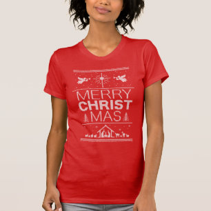 Beauty Ugly Merry Christmas Sweater Christian