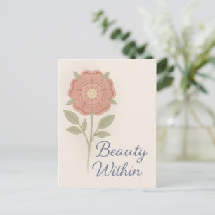 Beauty Within — Key chain Postcard