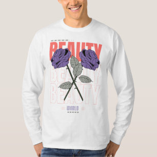 Beauty World Shirt – Gothic Rose Aesthetic Design