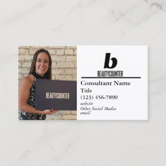 Beautycounter Business Card for Consultants