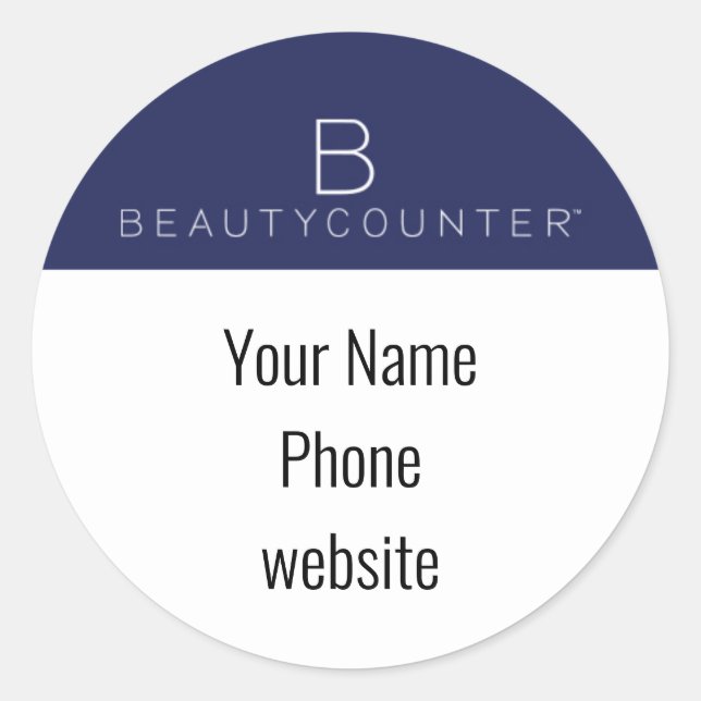 Beautycounter Custom sticker (Front)