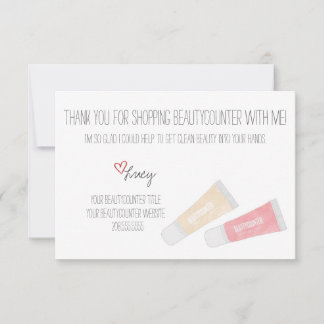 Beautycounter Hand-drawn Jellies Thank You Card