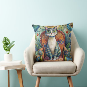 Beautyful Cats Collection Design Kissen Throw Pillow