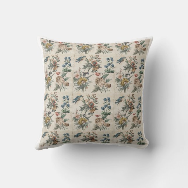 BEAUTYFULL DESIGN BIRDS THROW PILLOW (Back)