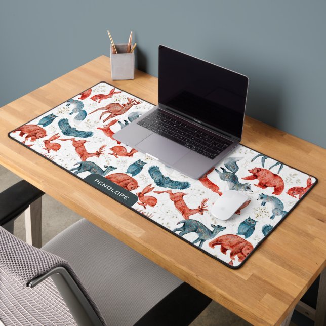 Beaux animaux sauvages sans couture motif (Bureau 2)