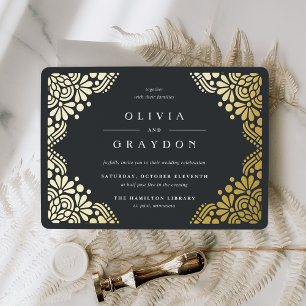 Beaux Arts Elegant Vintage Art Deco Wedding