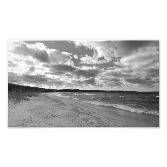 Beaux-Arts Photographie Impression du lac Michigan (Devant)