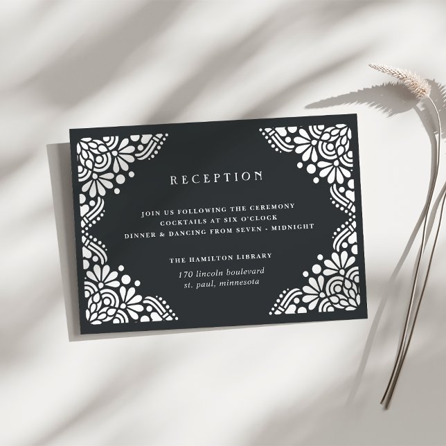 Beaux Arts Reception Card | Chracoal (Creator Uploaded)