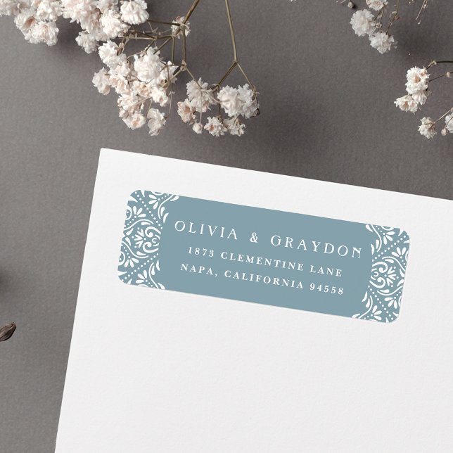 Beaux Arts Return Address Label | Tourmaline (Creator Uploaded)