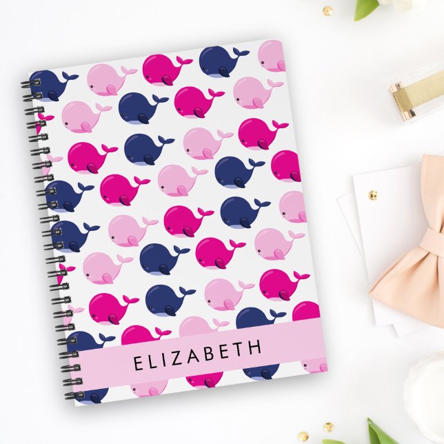 Beaux Baleines, Motif De Baleines, Votre Nom (Créateur téléchargé)