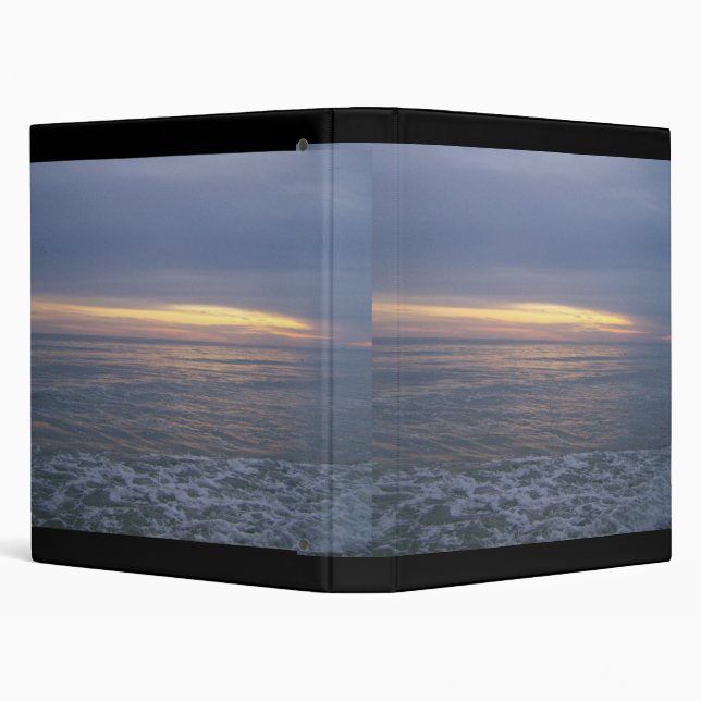 Beaux Classeurs du coucher de soleil sur les côtes (Arrière-plan)