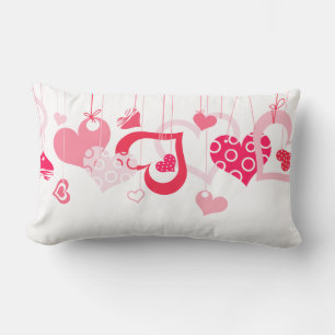 Beaux Coeurs Accrocher Valentine Mignonne Oreiller