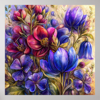 Beaux Fleurs de Printemps Art Mural 17