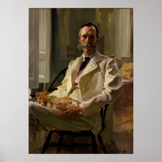 Beaux - Man With The Cat (Henry Sturgis) Poster (Front)