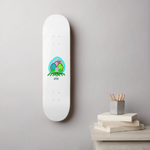 Beaux oeufs de Pâques Skateboard