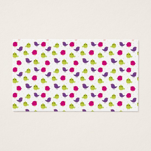 Beaux oiseaux colorés (Devant)