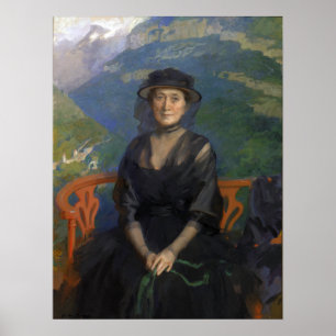 Beaux - Portrait Of Mrs. Addison C. Harris Poster
