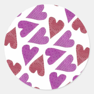 Beaux Stickers Coeurs