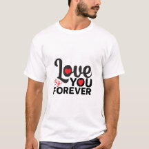 Beaux T-shirts blancs de la Saint-Valentin