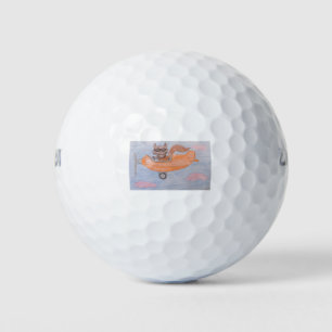 Beaver 🦫 Airplane ✈️ Pilot Golf Balls