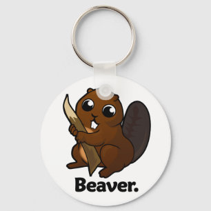 Beaver Beaver. Keychain