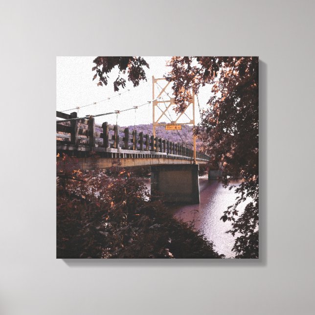 beaver bridge canvas print (Front)