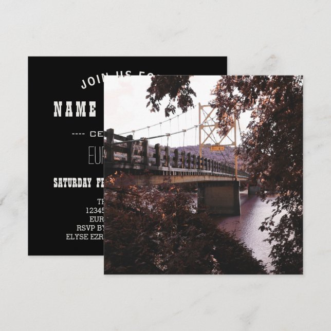 beaver bridge invitation (Front/Back)