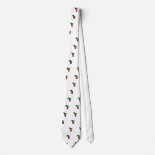 Beaver Christmas Elf Tie