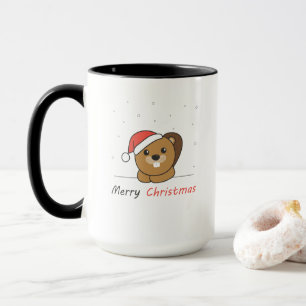 Beaver Christmas Snow Winter Animals Beaver Mug