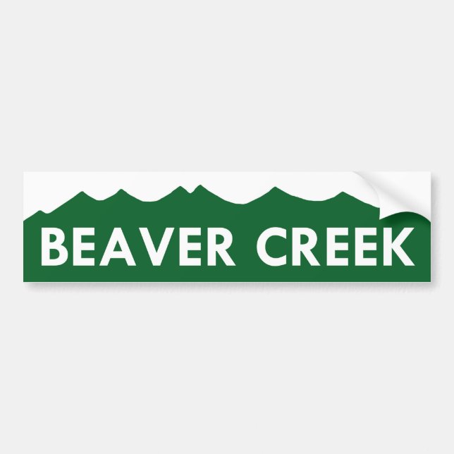 Beaver Creek Colorado Bumper Sticker (Front)