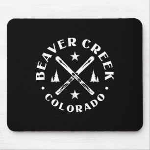 Beaver Creek Colorado Ski Mountain Skiing Skier Mouse Pad