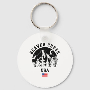Beaver Creek Colorado Ski Resort Alpine Skiing Ame Keychain