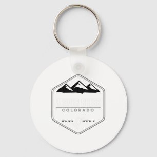Beaver Creek Colorado Snowboard Keychain