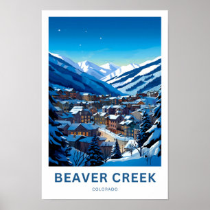 Beaver Creek Colorado Travel Print