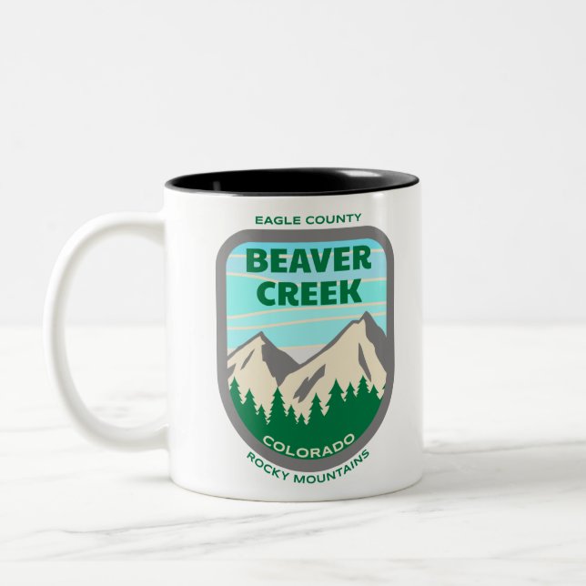 Beaver Creek Eagle County Two-Tone Coffee Mug (Left)