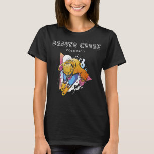 Beaver Creek New Colorado USA Retro Ski T-Shirt