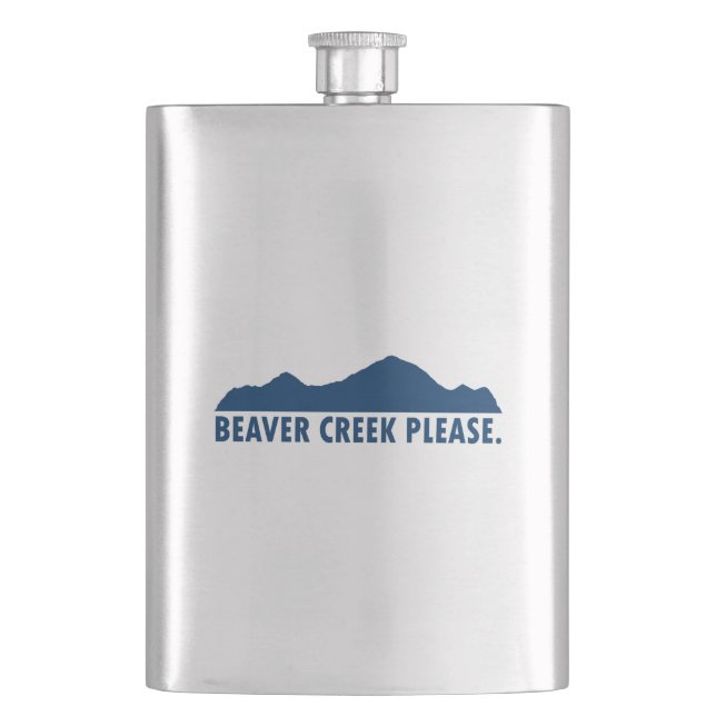 Beaver Creek Please Hip Flask (Front)