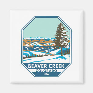 Beaver Creek Ski Area Winter Colorado Magnet
