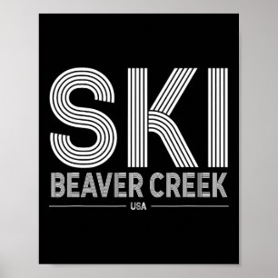 Beaver Creek Ski Resort Usa Rocky Mountains Americ Poster