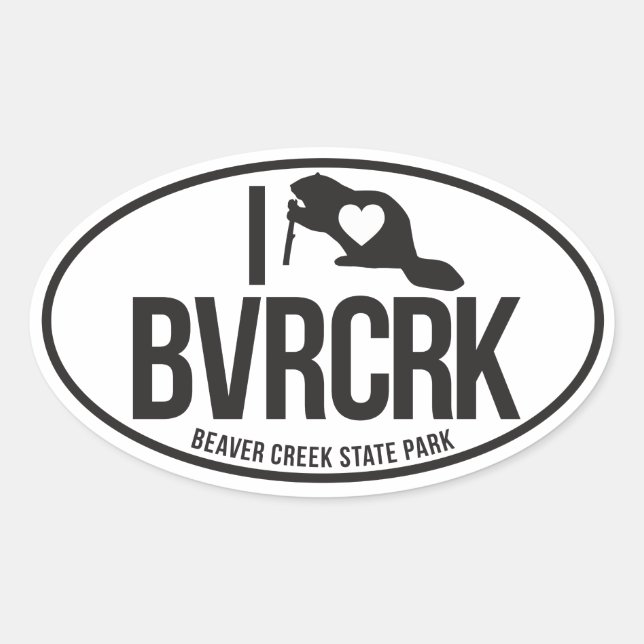 Beaver Creek State Park Oval Sticker (Front)