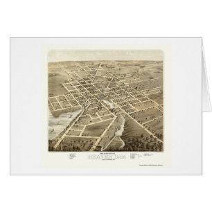 Beaver Dam, WI Panoramic Map - 1867