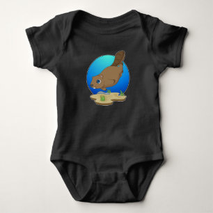 Beaver Diver Diving Baby Bodysuit