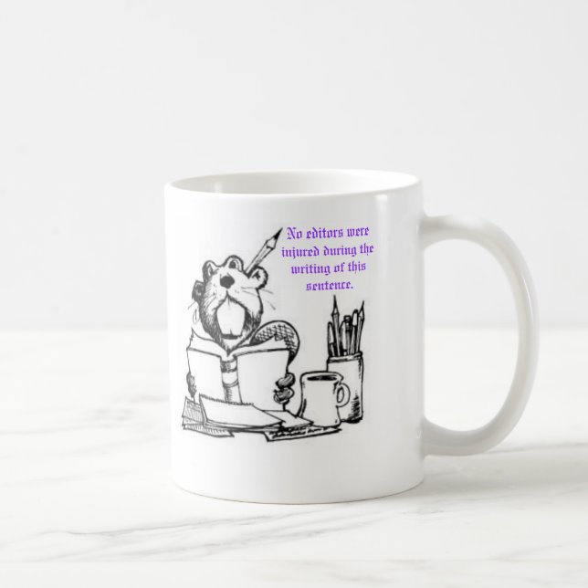 Beaver Editor Coffee Mug (Right)