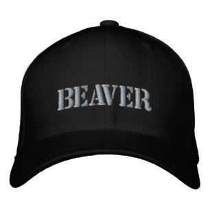 BEAVER EMBROIDERED HAT