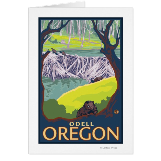 Beaver Family - Odell, Oregon (Front)