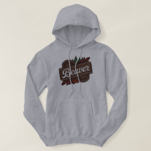 Beaver Hoodie Woodland Wander Sweatshirt