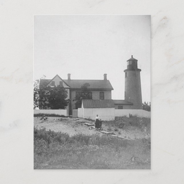 Beaver Island Head Lighthouse Postcard (Front)
