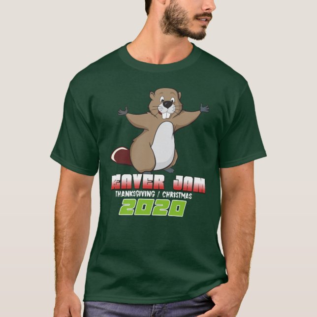 Beaver Jam Christmas 2020 T-Shirt (Front)